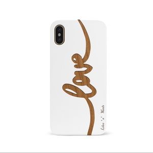 HOST PICK!! LOVE LOGO WOOD IPHONE CASE, ALL SIZES